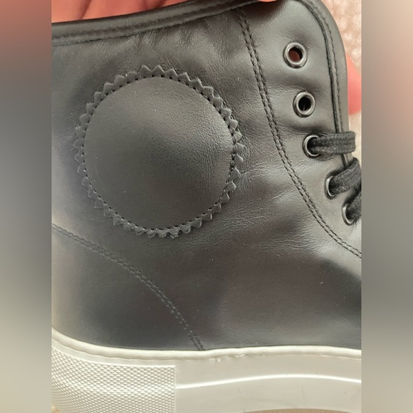 Woman by Common Projects Black Tournament Super High Sneakers - Picture 6 of 10